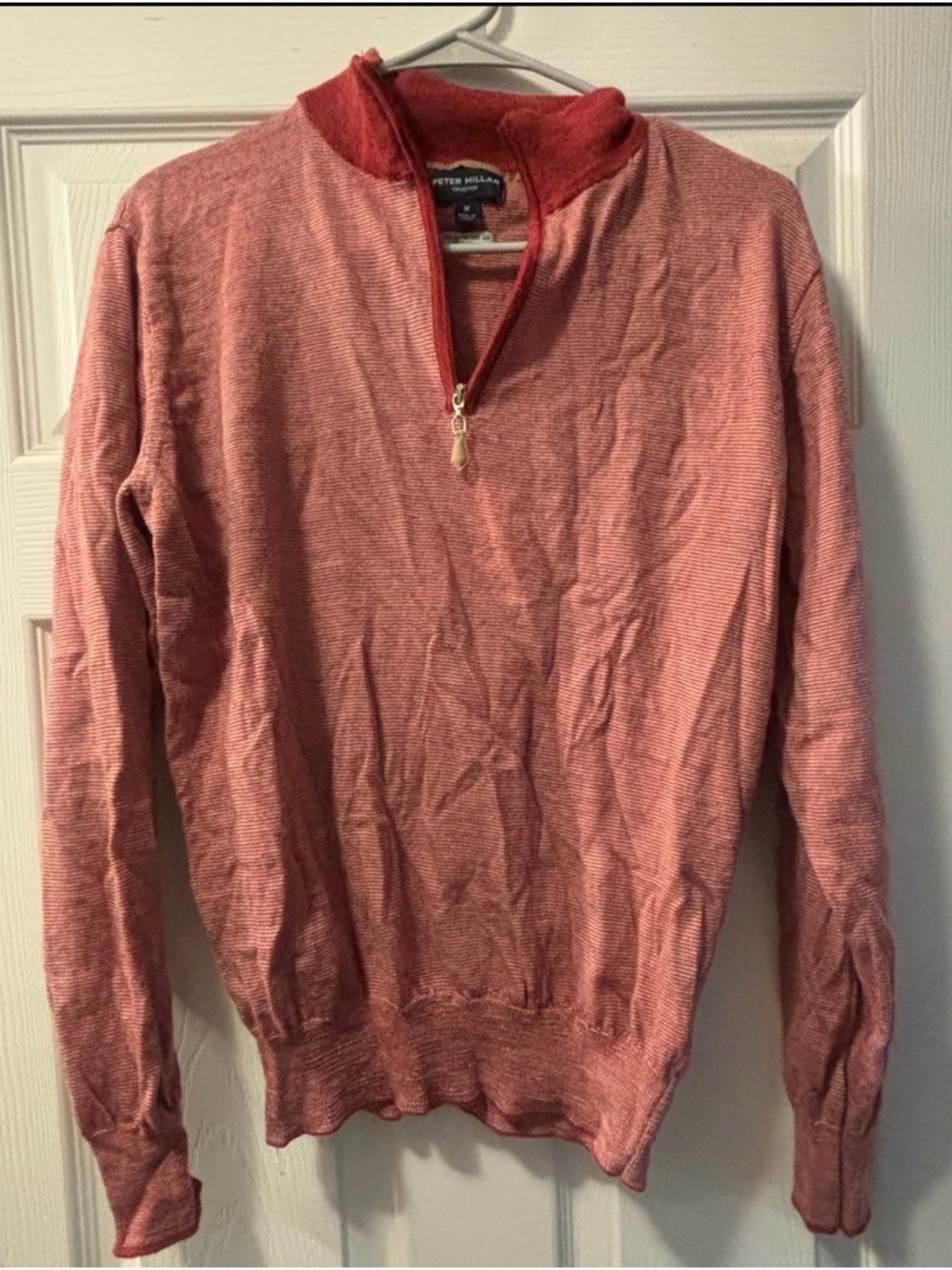 Peter Millar 1/4 Zip Sweater.  Medium